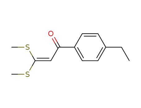 1-(4-ETHYL-PHENYL)-3,3-BIS-METHYLSULFANYL-PROPENONE