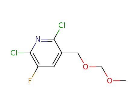 2,6-dichloro-3-fluoro-5-((methoxymethoxy)methyl)pyridine