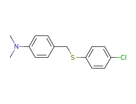 Molecular Structure of 959-82-0 (4-{[(4-chlorophenyl)sulfanyl]methyl}-N,N-dimethylaniline)