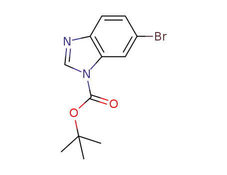 Molecular Structure of 1006899-77-9 (1H-BenziMidazole-1-carboxylicacid,6-broMo-,1,1-diMethylethylester)