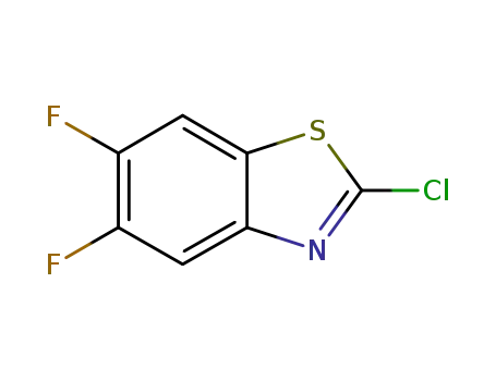 Molecular Structure of 960535-39-1 (2-CHLORO-5,6-DIFLUOROBENZOTHIAZOLE)