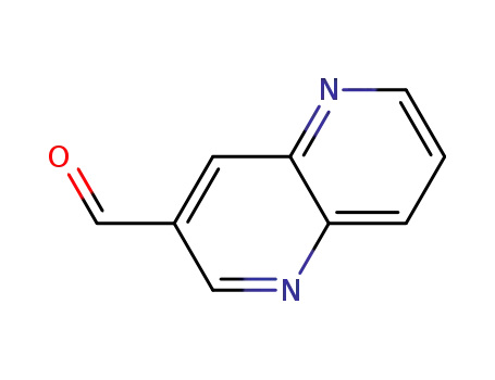 Molecular Structure of 959617-49-3 (1,5-Naphthyridine-3-carbaldehyde)