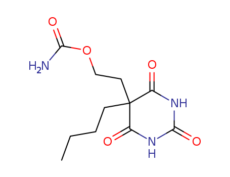 2,4,6(1H,3H,5H)-Pyrimidinetrione,5-[2-[(aminocarbonyl)oxy]ethyl]-5-butyl-