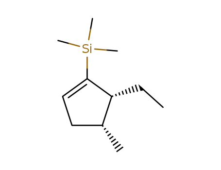 cis-4-methyl-5-ethyl-1-(trimethylsilyl)cyclopentene