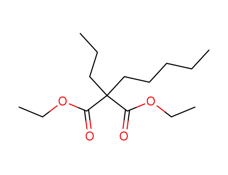 Molecular Structure of 96185-12-5 (Propanedioic acid, pentylpropyl-, diethyl ester)