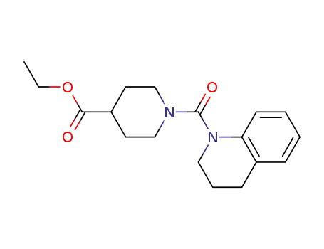 Molecular Structure of 1000211-89-1 (ethyl 1-(3,4-dihydroquinolin-1(2H)-ylcarbonyl)piperidine-4-carboxylate)