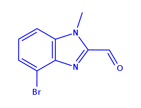 1H-Benzimidazole-2-carboxaldehyde, 4-bromo-1-methyl-