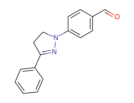 4-(3-PHENYL-4,5-DIHYDRO-PYRAZOL-1-YL)-BENZALDEHYDE