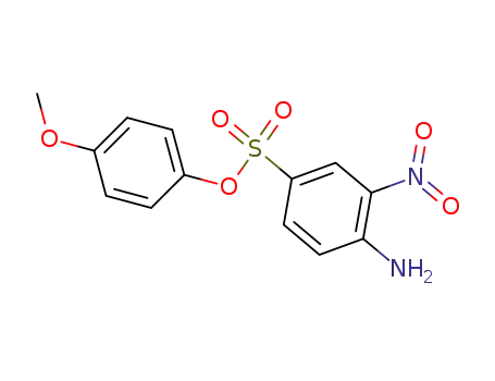 Benzenesulfonic acid, 4-amino-3-nitro-, 4-methoxyphenyl ester