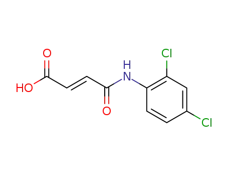 Molecular Structure of 306935-72-8 (4-(2,4-DICHLOROANILINO)-4-OXOBUT-2-ENOIC ACID)