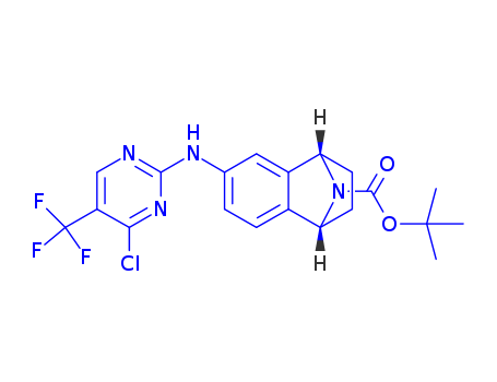 Naphthalen-1,4-iMine-9-carboxylic acid, 6-[[4-chloro-5-(trifluoroMethyl)-2-pyriMidinyl]aMino]-1,2,3,4-tetrahydro-, 1,1-diMethylethyl ester, (1S,4R)-