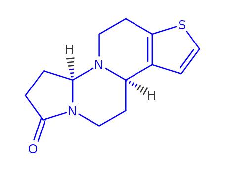 5H-Pyrrolo(1,2-a)thieno(3',2':3,4)pyrido(1,2-c)pyrimidin-7(8H)-one, 3b,4,9,9a,11,12-hexahydro-, cis-(+-)-