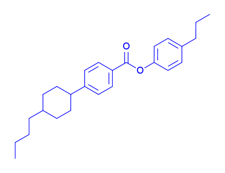 Benzoic acid,4-(trans-4-butylcyclohexyl)-, 4-propylphenyl ester