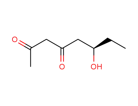 Molecular Structure of 96944-26-2 ((R)-6-Hydroxy-octane-2,4-dione)