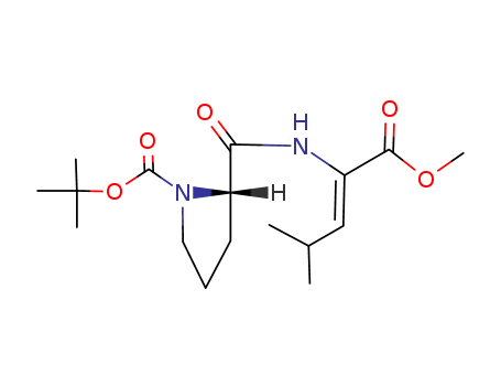 N-butyloxycarbonyl-prolyl-dehydroleucine methyl ester