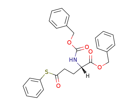 Molecular Structure of 96671-01-1 (Carbobenzoxy-L-glutaminsaeure-α-benzylester-γ-thiophenylester)