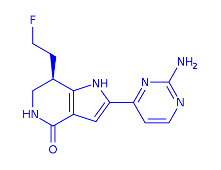 4H-Pyrrolo[3,2-c]pyridin-4-one, 2-(2-amino-4-pyrimidinyl)-7-(2-fluoroethyl)-1,5,6,7-tetrahydro-, (7S)-
