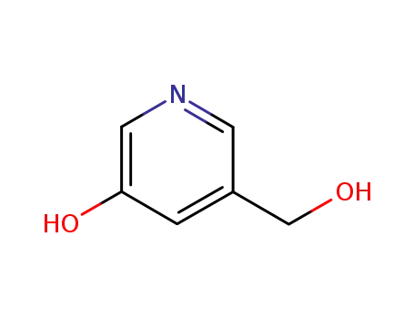 Molecular Structure of 51035-70-2 (3-Pyridinemethanol,5-hydroxy-(9CI))