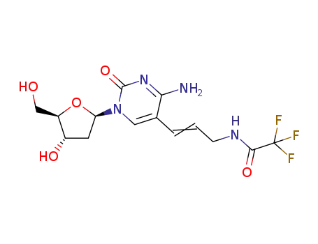 Molecular Structure of 96102-27-1 (TFA-aa-dC)