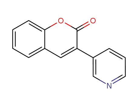 Molecular Structure of 837-96-7 (3-(3-Pyridyl)coumarin)