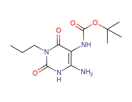 (6-amino-2,4-dioxo-3-propyl-1,2,3,4-tetrahydro-pyrimidin-5-yl)-carbamic acid tert-butyl ester
