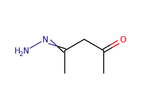 Molecular Structure of 96289-10-0 (2,4-Pentanedione, monohydrazone (9CI))