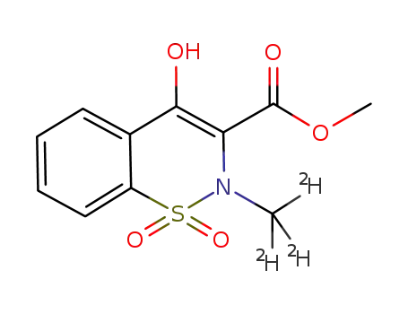 METHYL-4-HYDROXY-2-METHYL-D3-2H-1,2-BENZOTHIAZINE-3-CARBOXYLATE 1,1-DIOXIDE