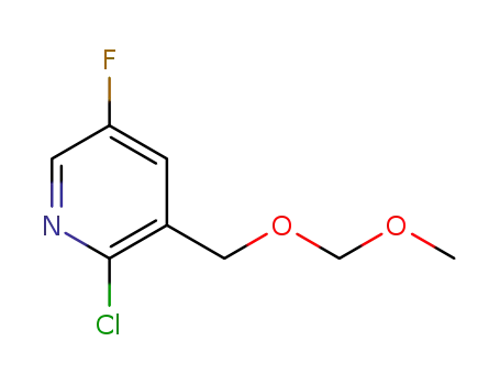2-chloro-5-fluoro-3-((methoxymethoxy)methyl)pyridine