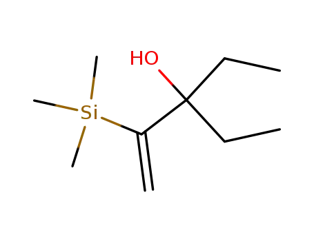 3-hydroxy-3-ethyl-2-(trimethylsilyl)-1-pentene