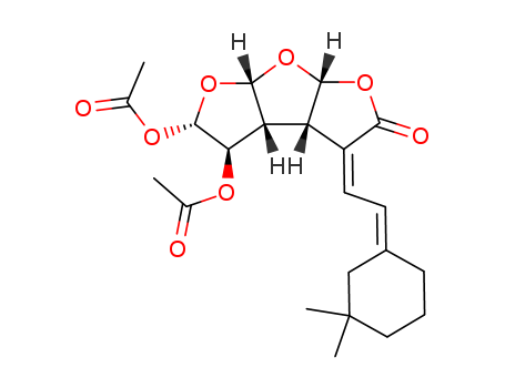 Difuro[2,3-b:3',2'-d]furan-2(3H)-one,4,5-bis- (acetyloxy)-3-[(2E)-(3,3-dimethylcyclohexylidene) ethylidene]hexahydro-,(3Z,3aS,3bR,- 4R,5S,6aS,7aR)-  cas  96313-95-0