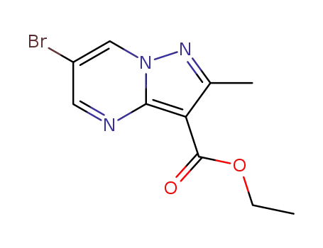 Ethyl 6-bromo-2-methylpyrazolo[1,5-a]pyrimidine-3-carboxylate