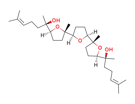 (2S,2'R,2''R,5S,5'S,5''R)-Dodecahydro-5-[(R)-1-hydroxy-1,5-dimethyl-4-hexenyl]-5''-[(S)-1-hydroxy-1,5-dimethyl-4-hexenyl]-2,2''-dimethyl[2,2':5',2''-terfuran]
