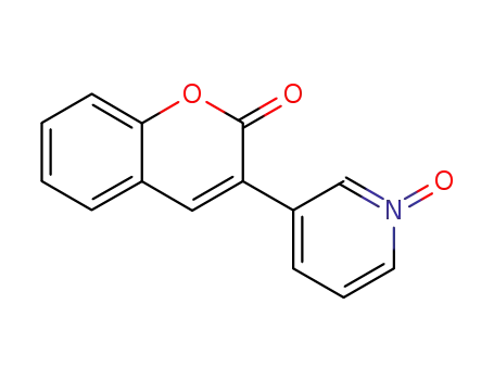 Molecular Structure of 958-55-4 (3-(2-Oxo-2H-1-benzopyran-3-yl)pyridine 1-oxide)