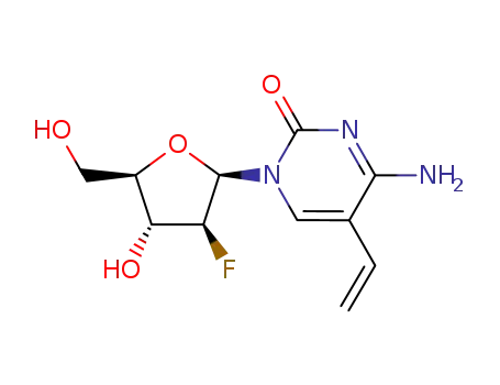 4-amino-1-(2-deoxy-2-fluoro-beta-D-arabinofuranosyl)-5-ethenylpyrimidin-2(1H)-one