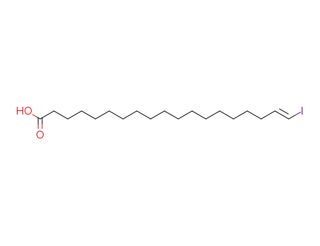 Molecular Structure of 95978-55-5 (19-iodo-18-nonadecenoic acid)