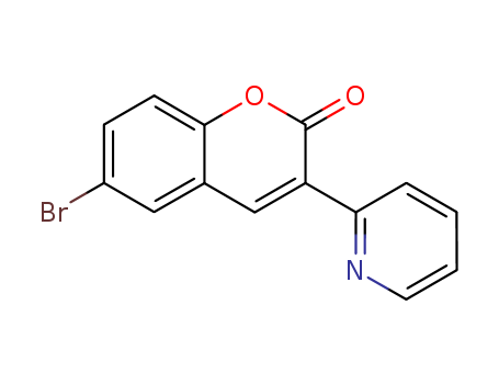 6-Bromo-3-(pyridin-2-yl)-2H-chromen-2-one