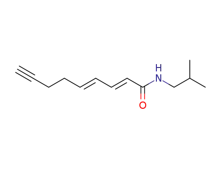 2,4-Nonadien-8-ynamide, N-(2-methylpropyl)-, (2E,4E)-