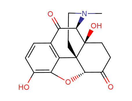 Morphinan-6,10-dione,4,5-epoxy-3,14-dihydroxy-17-methyl-, (5a)- (9CI)
