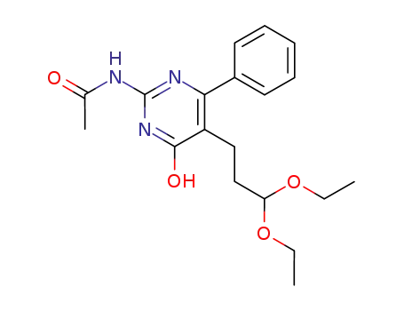 N-[5-(3,3-diethoxypropyl)-4-oxo-6-phenyl-1,4-dihydropyrimidin-2-yl]acetamide