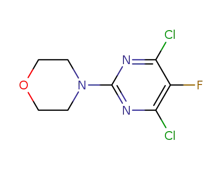 4-(4,6-DICHLORO-5-FLUOROPYRIMIDIN-2-YL)모르폴린