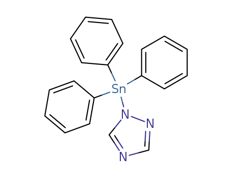 Molecular Structure of 974-29-8 (1-(Triphenylstannyl)-1H-1,2,4-triazole)