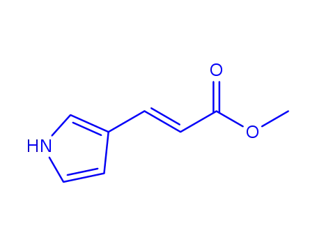 Molecular Structure of 97055-89-5 ((E)-methyl 3-(1H-pyrrol-3-yl)acrylate)
