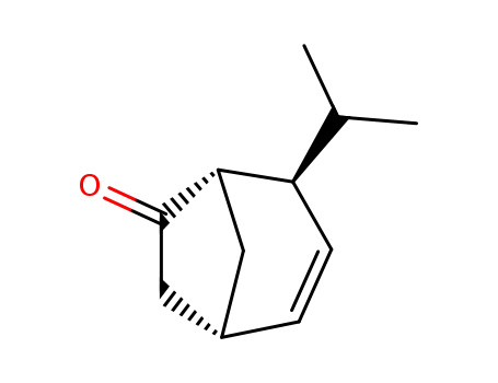 Bicyclo[3.2.1]oct-2-en-6-one, 4-(1-methylethyl)-, endo- (9CI)