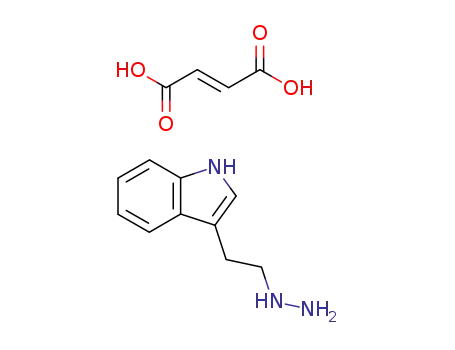 Molecular Structure of 97236-05-0 (2-(1H-INDOL-3-YL)ETHYL)]HYDRAZINEFUMARICACIDSALT)