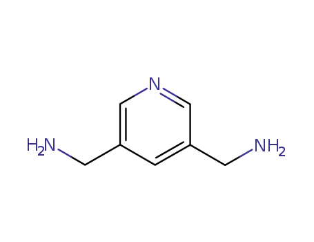 Molecular Structure of 94413-66-8 (3,5-Bis(aminomethyl)pyridine)