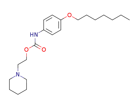 2-piperidinoethyl-4-heptyloxyphenylcarbamate
