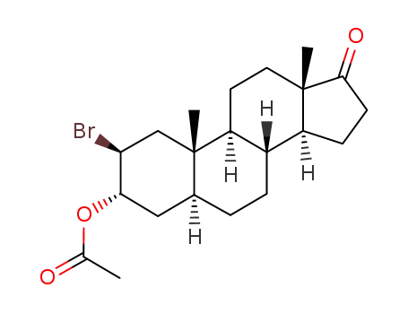 3α-acetoxy-2β-bromo-5α-androstan-17-one