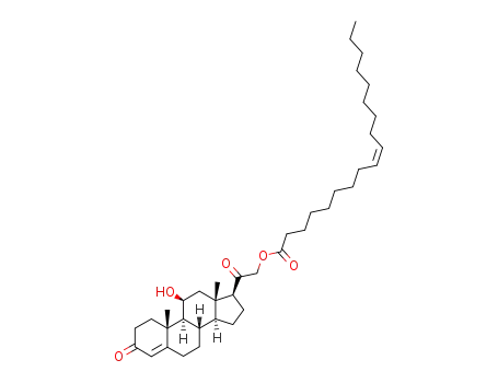 Molecular Structure of 96913-12-1 (corticosterone 21-oleate)