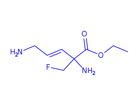 Molecular Structure of 97501-15-0 (2-(fluoromethyl)dehydroornithine ethyl ester)