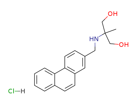 1,3-PROPANEDIOL,2-METHYL-2-((2-PHENANTHRENYLMETHYL)AMINO)-,HYDROCHLO RIDECAS